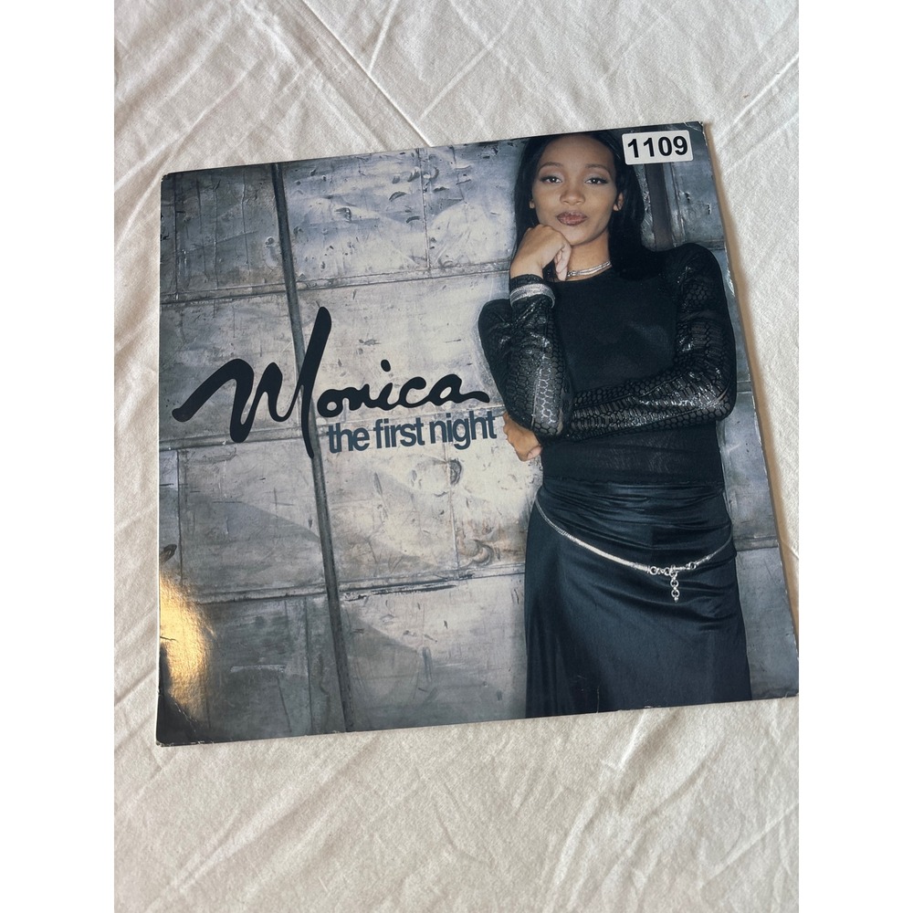 Arista Monica The First Night Vinyl 12" Single Black Good 1998 R&B Soul 13523-1